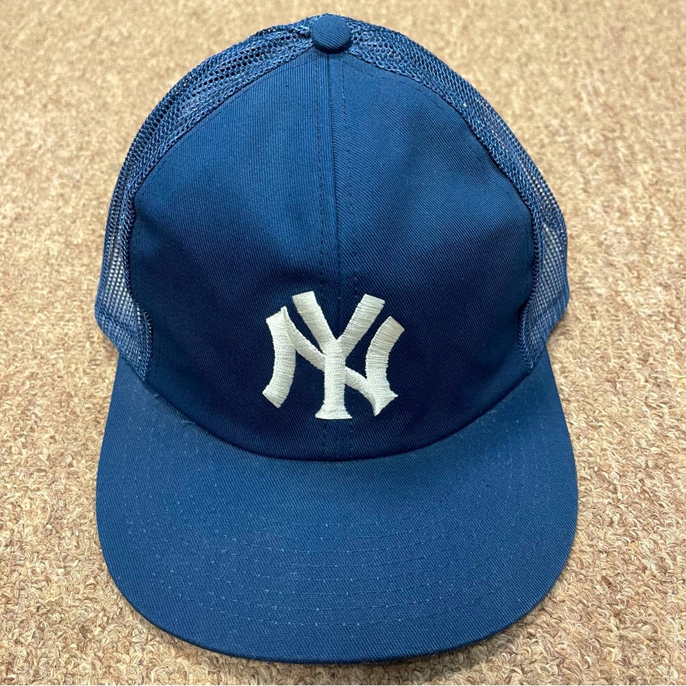 Blue Mesh Back Baseball Cap